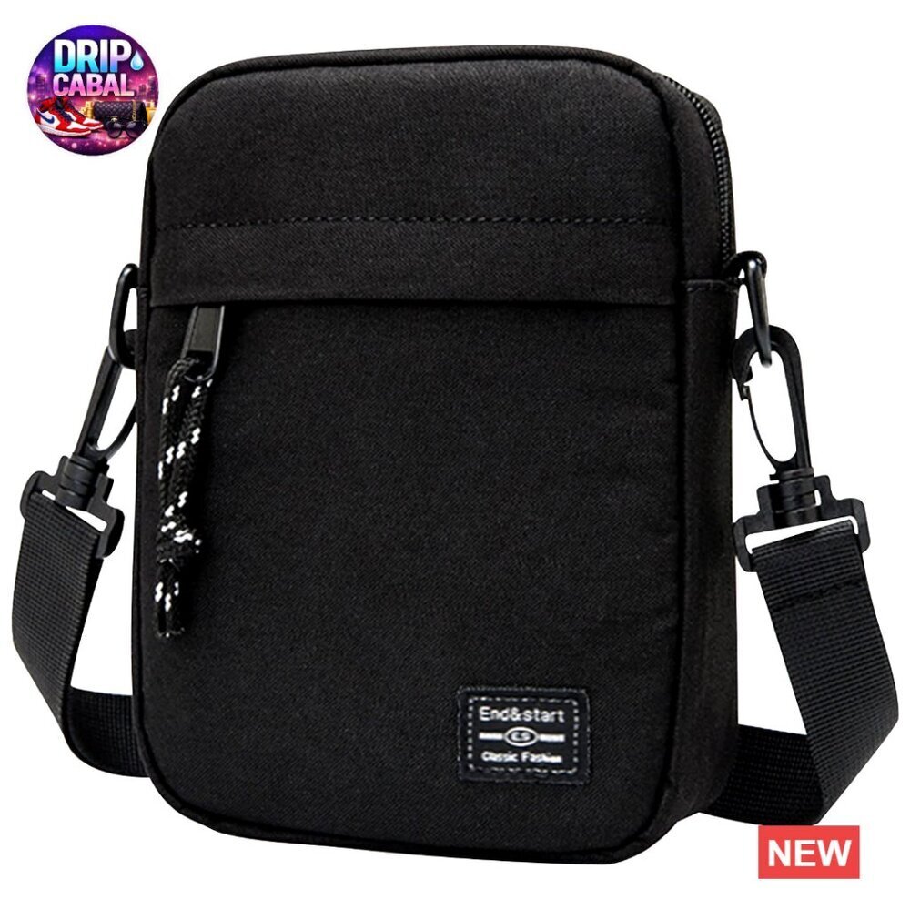 Mini Messenger Crossbody Bag Water Resistant Travel Satchel Adjustable Strap